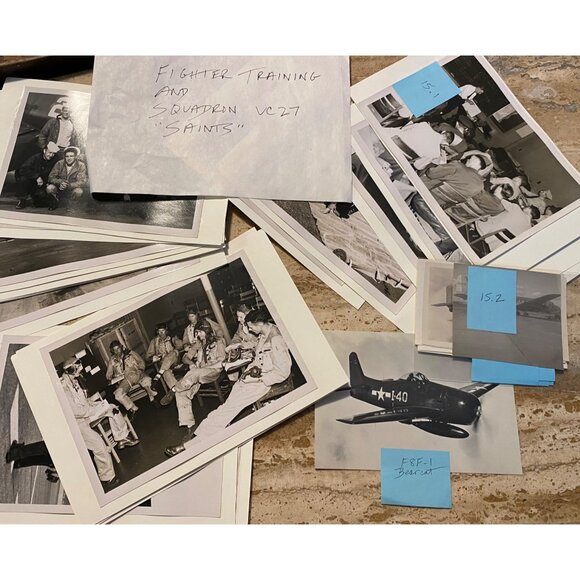 Vintage VC-27 Fighter Squadron "Saints" Photo Collection - Picture 1 of 8